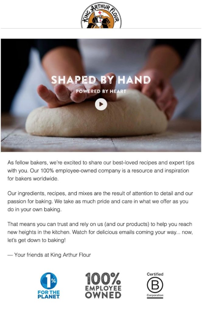 Promote the Experience in welcome emails